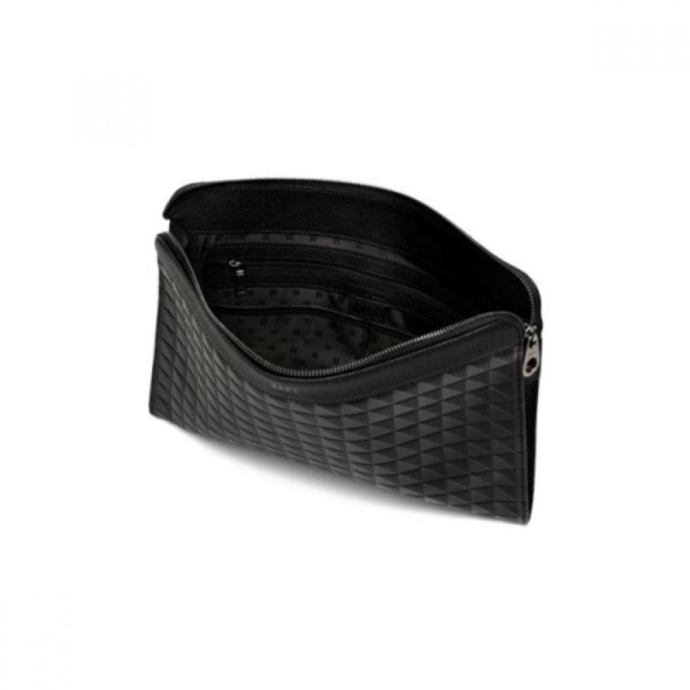 Daks Black Triangle Pattern Clutch Bag Dbba2e269bk