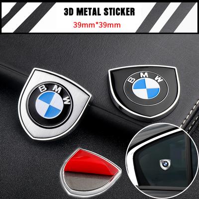 3D Metal Car Logo Emblem Badge Car Styling Stickers Automobiles For E46 E90 F10 E87 E36 F20 E92 Serie 1 Car-Accessories