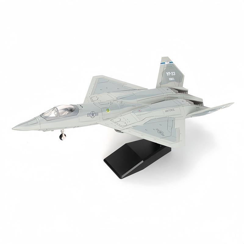 1:72 Kreatywna Seria Wojskowa YF-23 Klocki Budowlane Jednomiejscowy Dwusilnikowy PAV-1 Samolot Stealth Model Zabawki Dla Chłopców Prezenty na Boże Narodzenie