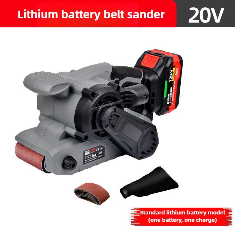 20V Belt Sanding Machine Lithium Battery Knife Sharpener Speed Variable Speed Grinding Polishing Machine Grinder Power Tools