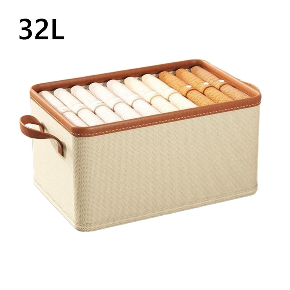 Foldable Clothing Storage Box Separation Wardrobe Clothes Storage Box  Household