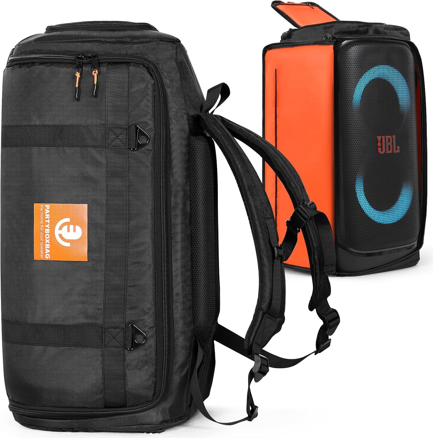 

Heavy-Duty Speaker Bag, Storage Case for JBL Party Box Series Portable Speakers, Carrying Tote Bag/Backpack (Compatible with JBL Partybox 320)