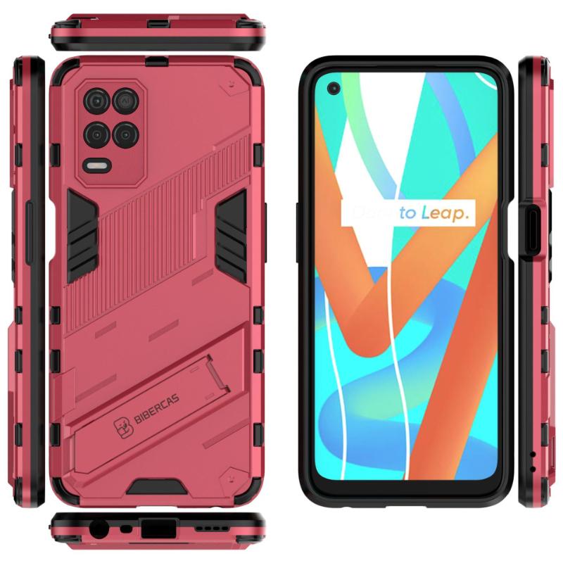 For OPPO Realme 8i 8 Pro 4G Realme 8 5G Armor Shockproof Phone Case Back Cover Magnetic Kickstand Anti-Fall Protect Coque Cases