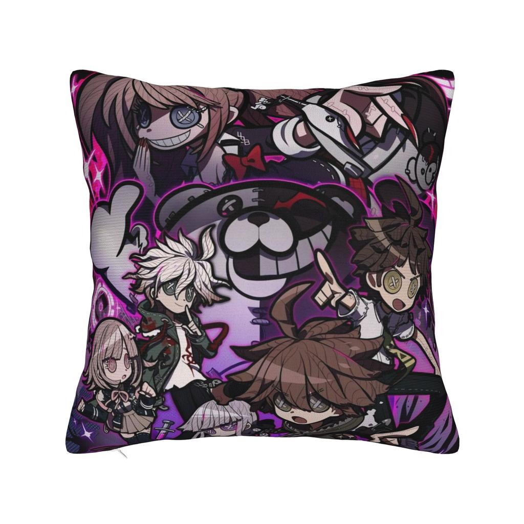Pillow Cover Anime Danganronpa Kawaii Morden Pillow Case For Living Room Chair Pillowcases