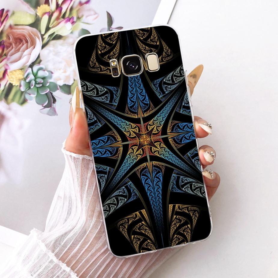 For Samsung Galaxy S8 Case SM-G950F Luxury Flowers Butterfly Painted Cover Soft Silicone Case For Samsung S8 Plus S8+ G955F Bags