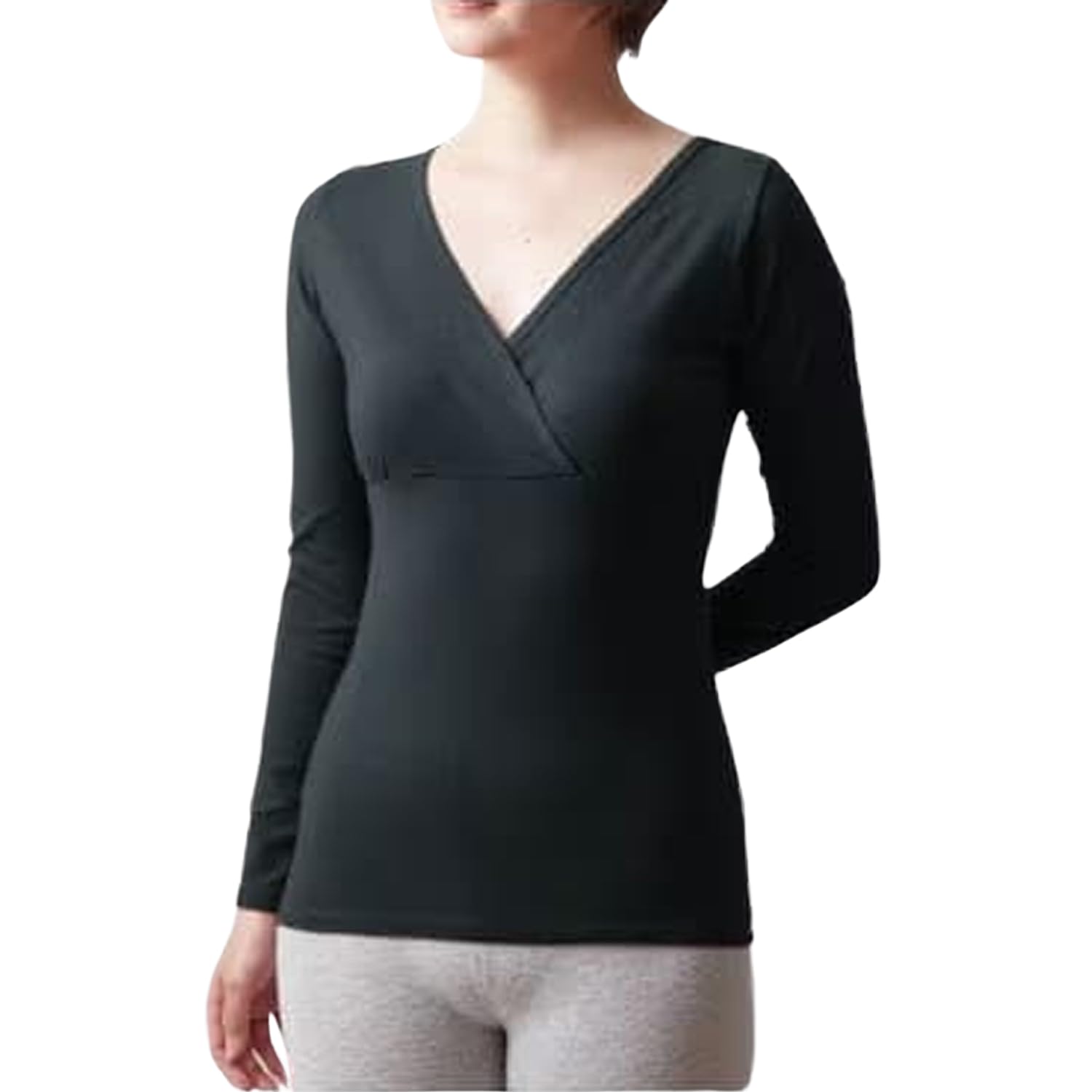 

Belle Maison Maternity Длинный Хлопковый Теплый Послеродовой Размер L Нижнее белье, Рукав, Смесь, Застежка крест-накрест, Для кормления, Нижнее белье, Хоткот, Майка, Черный, чёрный