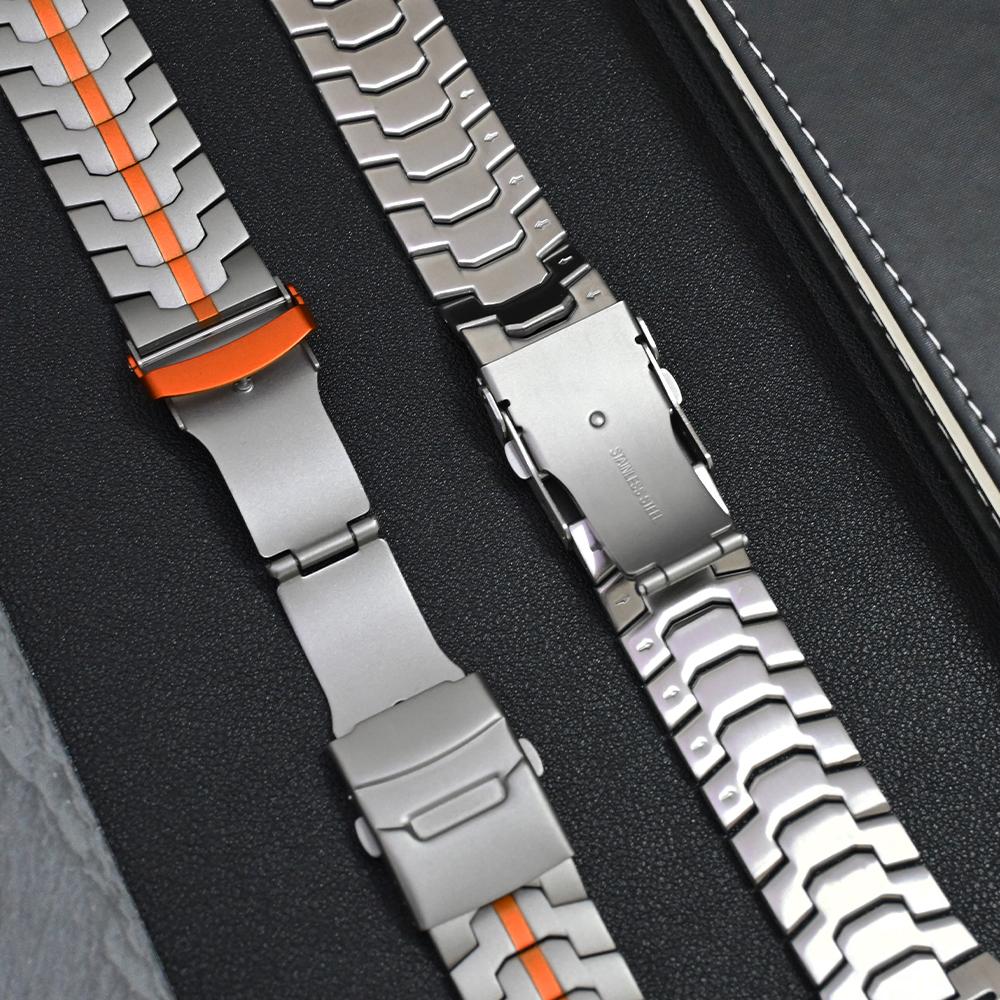 Luxury Metal Strap for Samsung Galaxy Watch Ultra 47mm No Gaps Stainless Steel Bracelet Galaxy Watch Ultra Correa Replacement