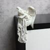 Kreatywna żywiczna figurka anioła Europejskie wiszące ramy drzwiowe Wzbogaca dekorację przestrzeni dla właściciela domu i projektantów