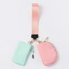 LULU Color Block Waterproof Nylon Coin Purse & Wristlet Key Bag