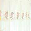 Embroidery Sheer Curtains Floral Drapes Window Treatment Curtain Panels For Living Room