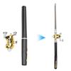 Portable Aluminium Alloy Fishing Pole Reel Set Lightweight Fishers Tackle Accessory