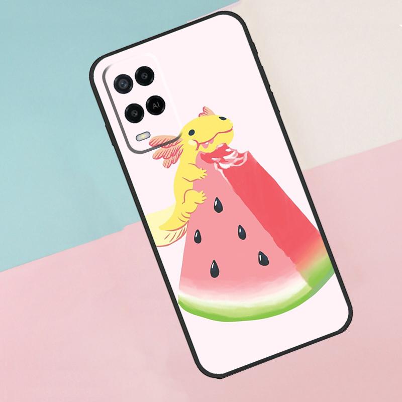 Cute Summer Fruit Watermelon For Oppo A18 A38 A78 A98 A96 A58 A17 A77 A80 A40 A60 A16 A76 A74 A94 A54 A15 A57S Phone Case