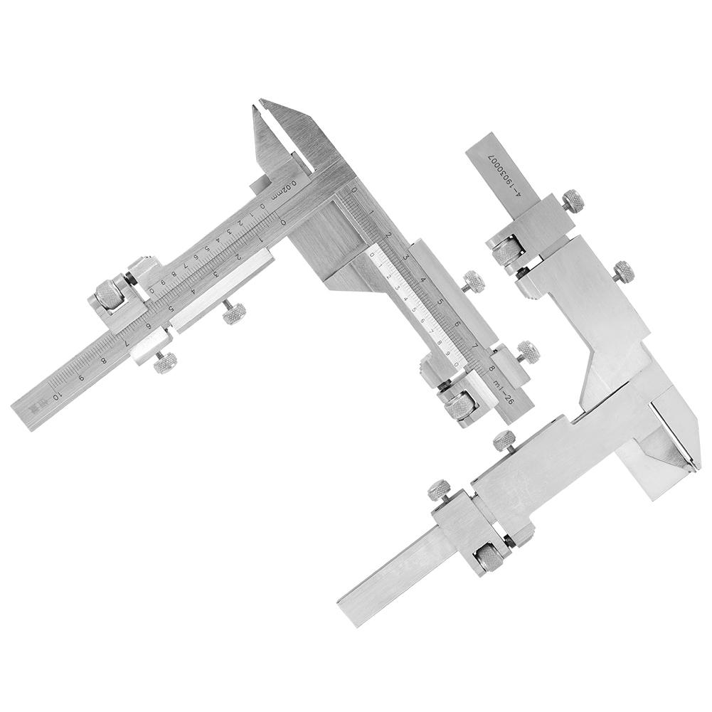 M126 Stainless Steel Gear Tooth Vernier Caliper Thickness Gauge Measuring Tools