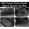 Right-Hand Drive Hong Kong Porte Spade NNP11 NCP141 Floor Mats