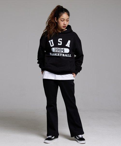 Usa Basketball Hoodie Set Black Gray