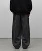 MUSINSA STANDARD Double Knit One-Tuck Wide Lounge Sweatpants [Dark Gray]