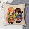 Haunted Hotel Doublesided Printed Square Decorative Cushion Cover for Sofa Living Room Home Decor