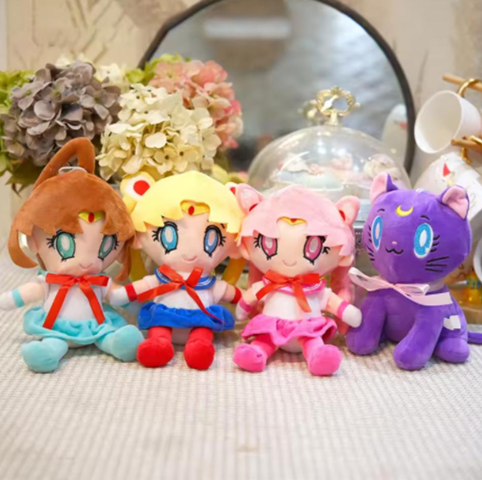 Japan Anime Sailor Moon Plush Toys Tsukino Usagi Kaiou Michi Stuffed Doll Girlish Room Decor Stuffed Kawaii Gifts For Girlfriend