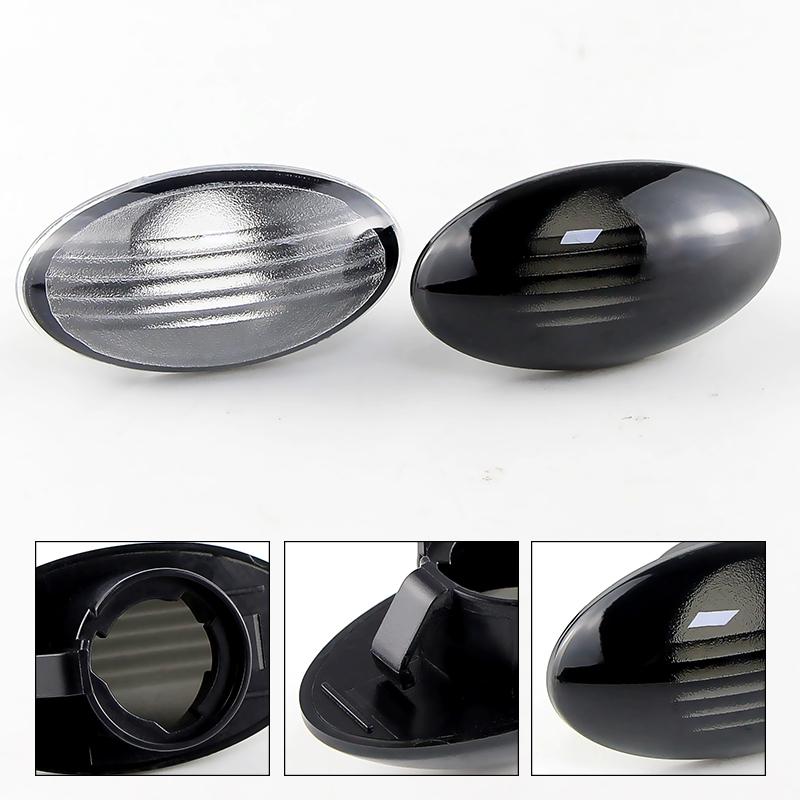 2PCS Housing For Mini Cooper R50 R53 2002-2006 No Bulb Car Turn Signal Side Fender Marker Light Shell For Mini Cooper R52 2004-2