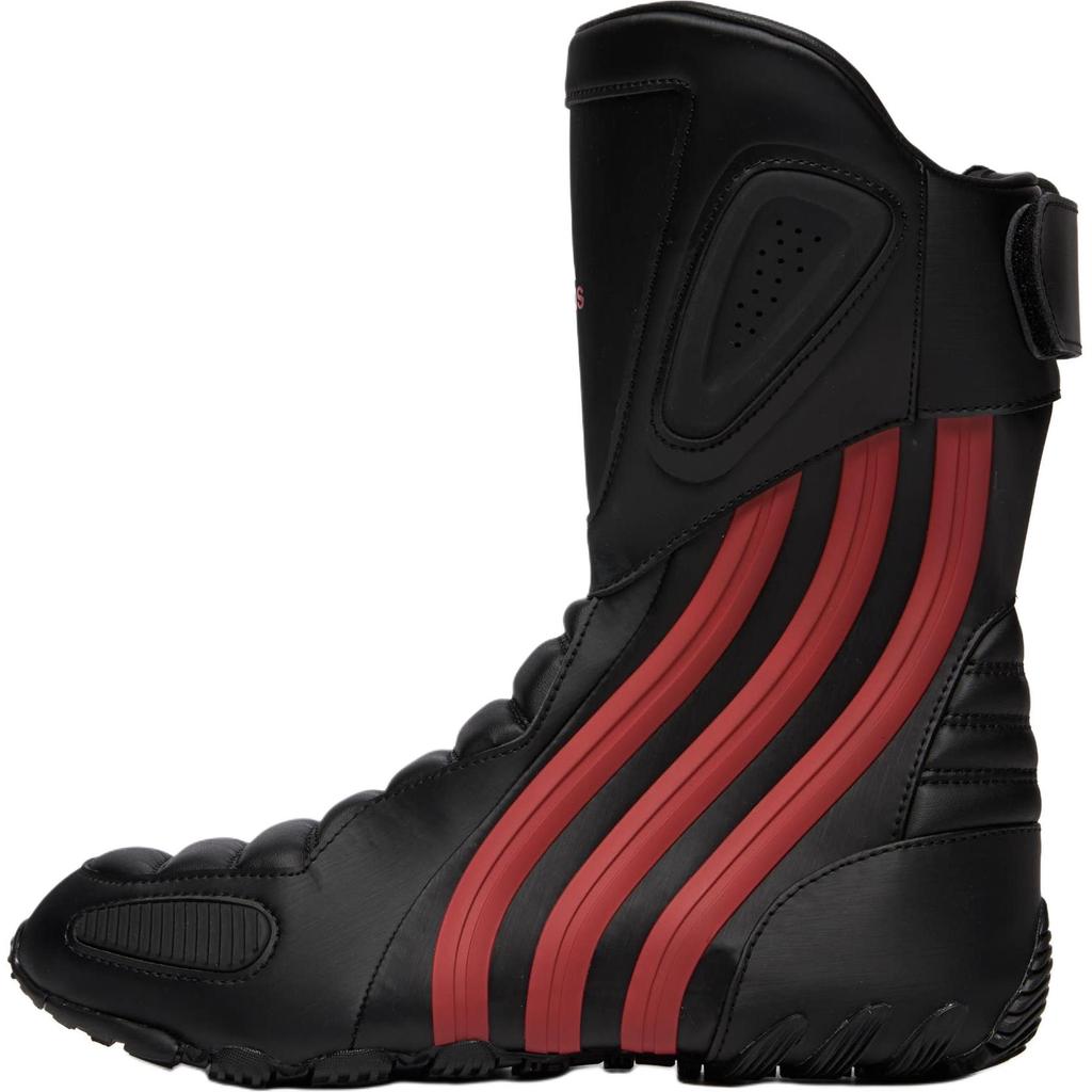 Adidas Ghost Moto Leather Mid Comfortable Versatile Motorcycle Shoes Women Shoes Core-Black KI6799