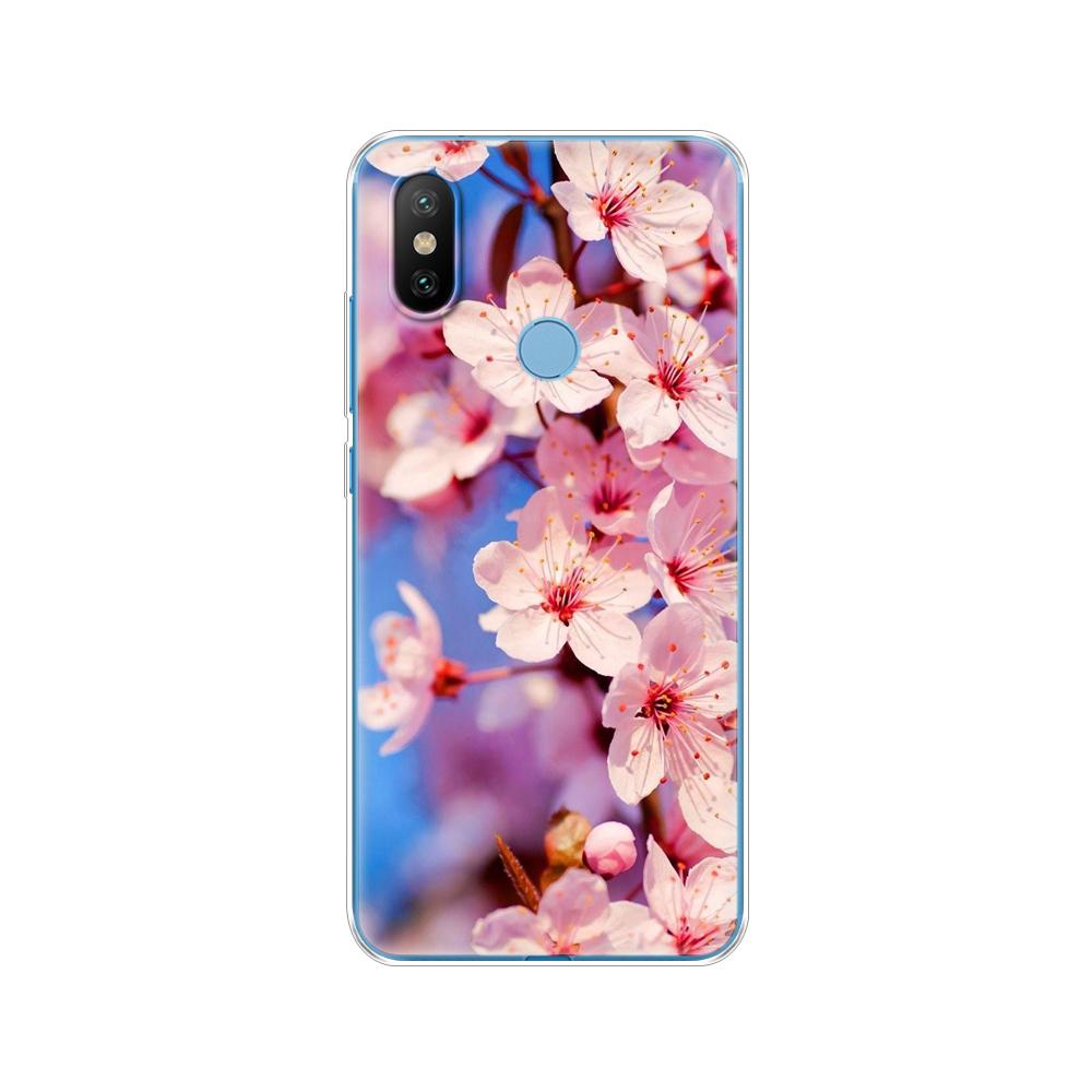 Xiaomi mix 2s için silikon kılıf xiaomi mi mix 2s için yumuşak kılıf kapak mix 2 s arka kapak koruyucu baskı coque