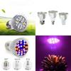 Plnospektrální 28LED pěstební světlo pro hydroponii s paticí E27 Gu10 E14 Ideální pro vnitřní zahrady