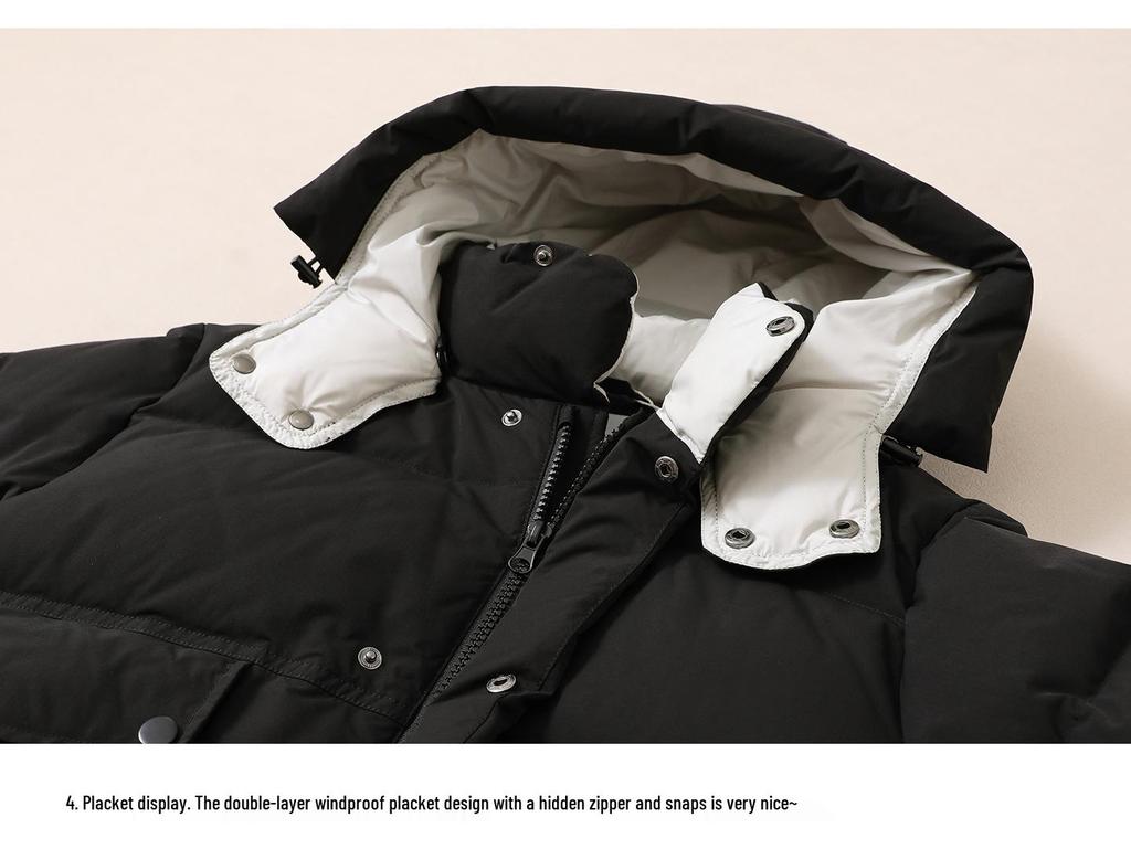 Children's 2025 Winter Down Jacket for Boys and Girls - Thick, 90% Down, Available in Small, Medium, and Large.