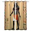 Curtain Ancient Egyptian God Of Wisdom Bedroom Kitchen Curtains Living Room Decoration Items Window Curtains for Living Room