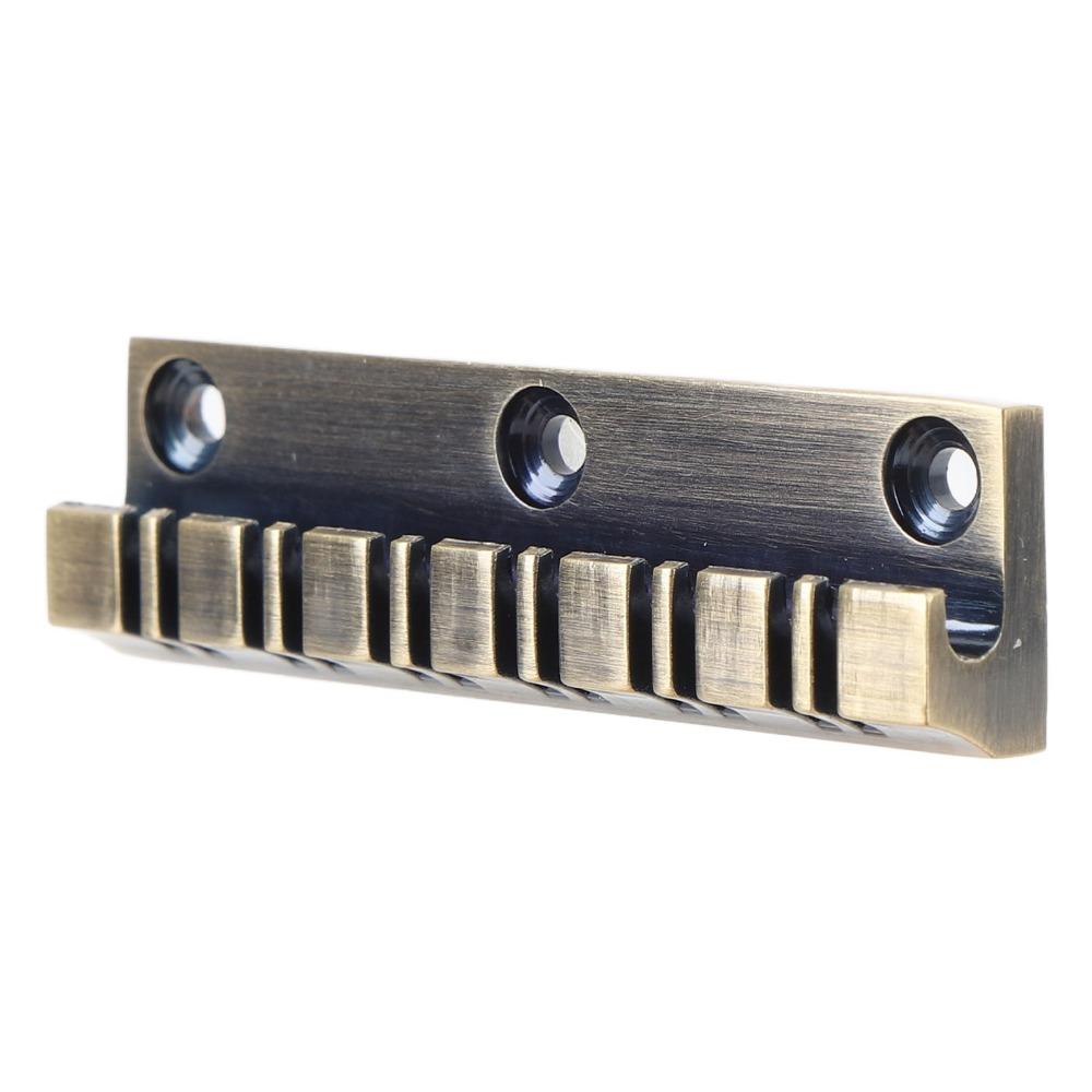 Bronze Farbe 12 Saiten Gitarrenbrücke Gitarrenbrücke Ersatz Für 12 Saiten Elektrische Gitarren