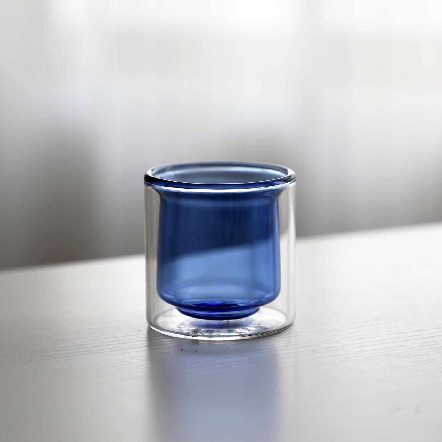 

Двухслойная кофейная чашка из высокопрочного боросиликатного стекла с термостойким цветным внутренним покрытием, чашка для эспрессо, изолированная кофейная чашка 51-100ML