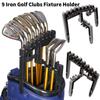 9 Iron Golf Putter Holder Golf Bag Clip Holder Fixed Golf Clubs Buckle Ball Training Aids Outdoor Sports Game Accessories Swing
