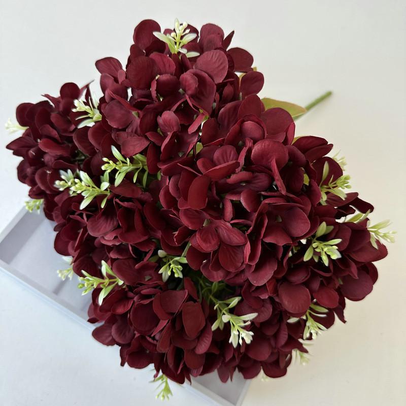 Decorazione Sfera Ortensia Artificiale Matrimonio Hotel Percorso Materiale Floreale Tessuto Per Uso Domestico ed Eventi