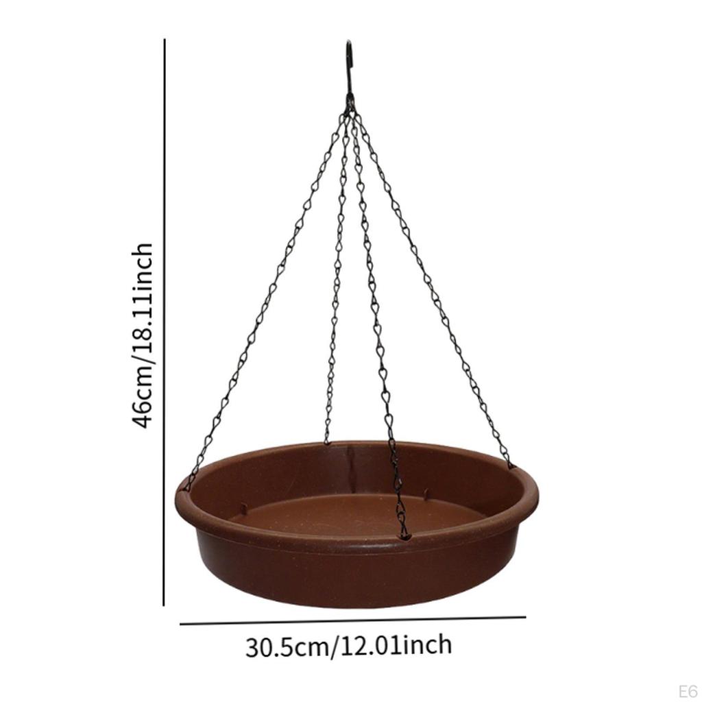 Vogelfuttertablett zum Aufhängen im Freien, wird mit Haken- und Kettenzubehör geliefert