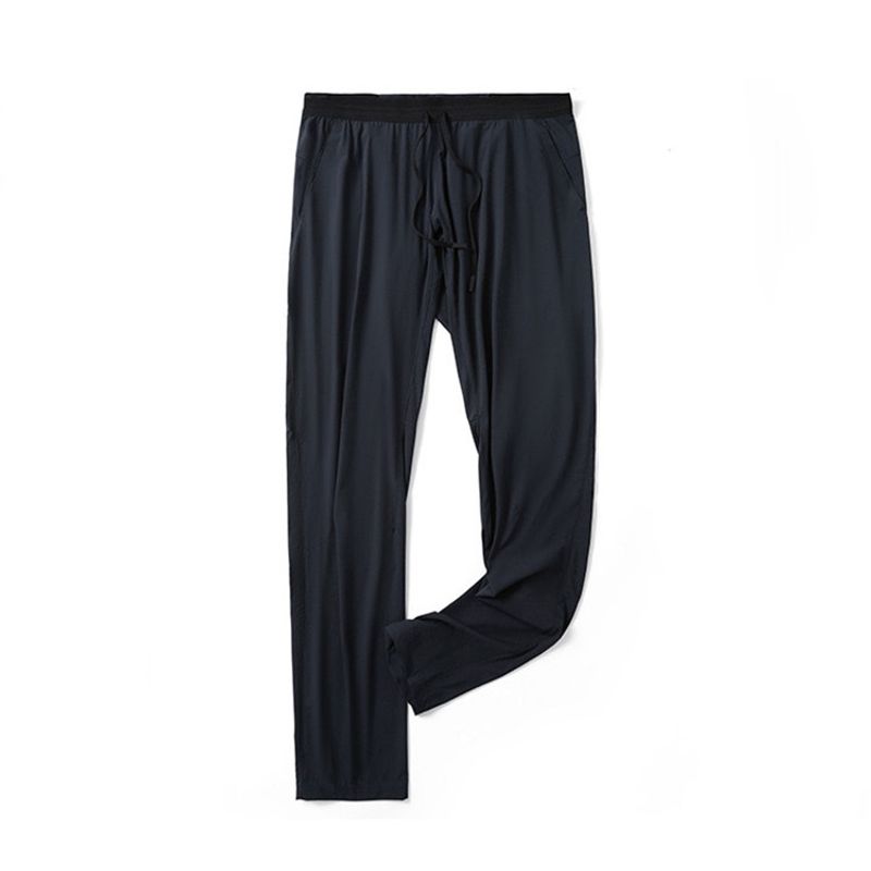 Niaojia Outdoor Cool Feeling Quick-Drying Sweat pants Men s Summer Thin Fitness Running Pants Foreign Trade Men s Casual Trousers Blue L