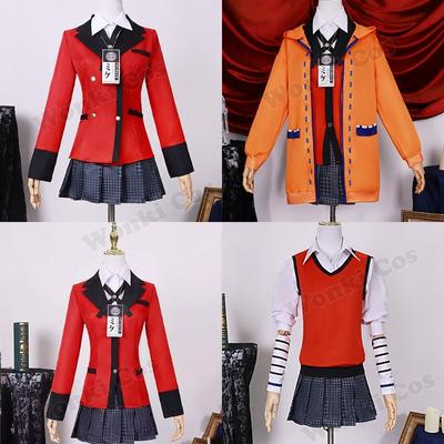Anime Runa Yomozuki Cosplay Kostüm Jabami Yumeko Midari Ikishima Cosplay Schuluniformen Runa Hoodie Jacke