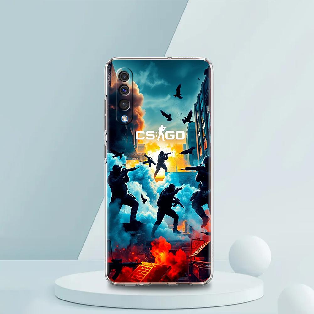Counter Strike CS GO Hot Game Transparent Phone Case for Samsung Galaxy A16 A14 A12 A22 A24 A42 A02 A03S A06 A30 A40 Soft Cover