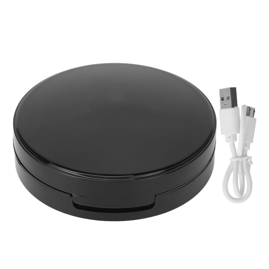 Cushion Case LED Light Round Mirror Compact Internal Case Cosmetic Empty Package