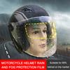 Helmet   Film Anti-fog Rainproof Oilproof Anti-scratch Anti-fog Motorcycle Helmet Lens Film   Eye  
