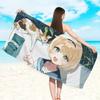 V-Kazama Iroha Towel Soft Lightweight Anti-Sand Large Beach Towel Quick-Drying Bath Sports Family