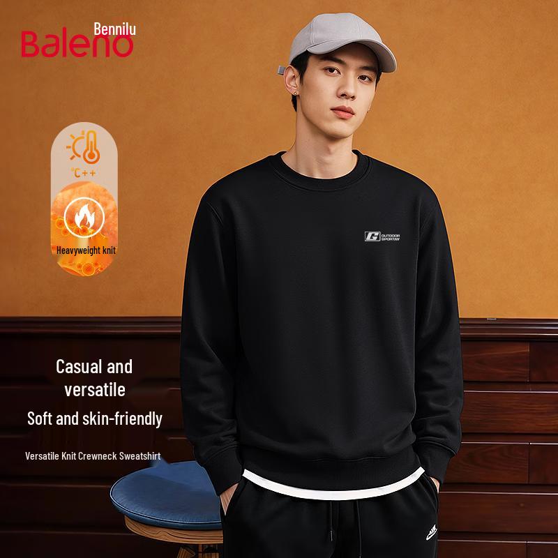 Baleno Men's Printed Crew Neck Sweatshirt