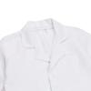 Kids Boys Girls White Long Sleeves Lab Coat Uniform Doctor Surgeon Cosplay Costume Fancy Party