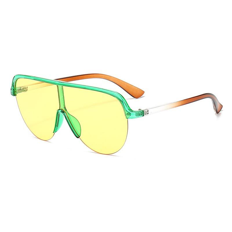 Trendy One-Piece Large Frame Cycling Goggles - European & American Fashion Sunglasses