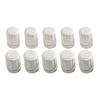 10 White Hand Wheel Switches for Manual Temperature Control in Heating