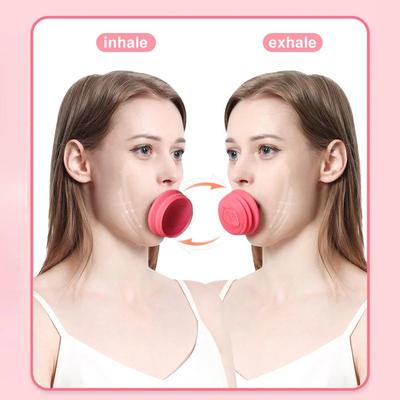 Silica Gel Mouth Jaw Exerciser Slimming Face Lift Tool Chin V Face Lifting Double Thin Wrinkle Removal Blow Breath Exerciser