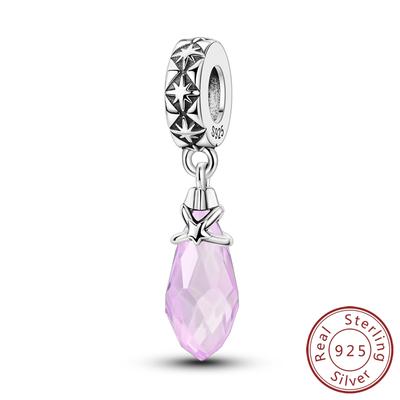 Charm Bead Charms Authentic Copper Purple Vintage Crystal Star Shape Pendant Bead Charms Compatible With Bracelets Women Jewellery Diy Fine Gift Acces