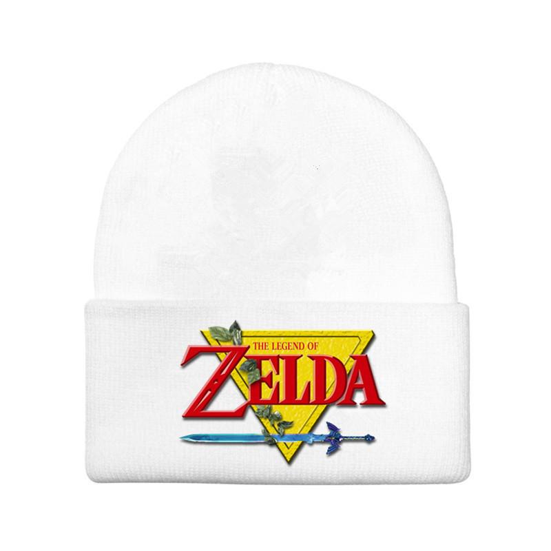 Of Legend Zelda Printed Knit Hat With Ear Protection For Game Enthusiasts