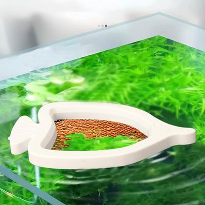 Aquarium Feeding Ring Fish Tank Station Floating Food Tray Feeder Accessories Fish Foods Feeder Floating  Tray With Suction Cup