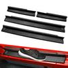 4pcs car door sill guard kit For 2007-2018 Jeep Wrangler JK car door sill stepping rubber protection accessories