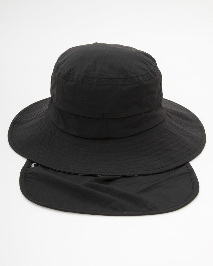 Amphibious Outdoor Beach Hat with Patterned Underbrim and Sunshade