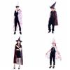 Blood Printed Halloween Blood Costume Cosplay Props Horror Cape Witch Cloak Hat Set  Decoration